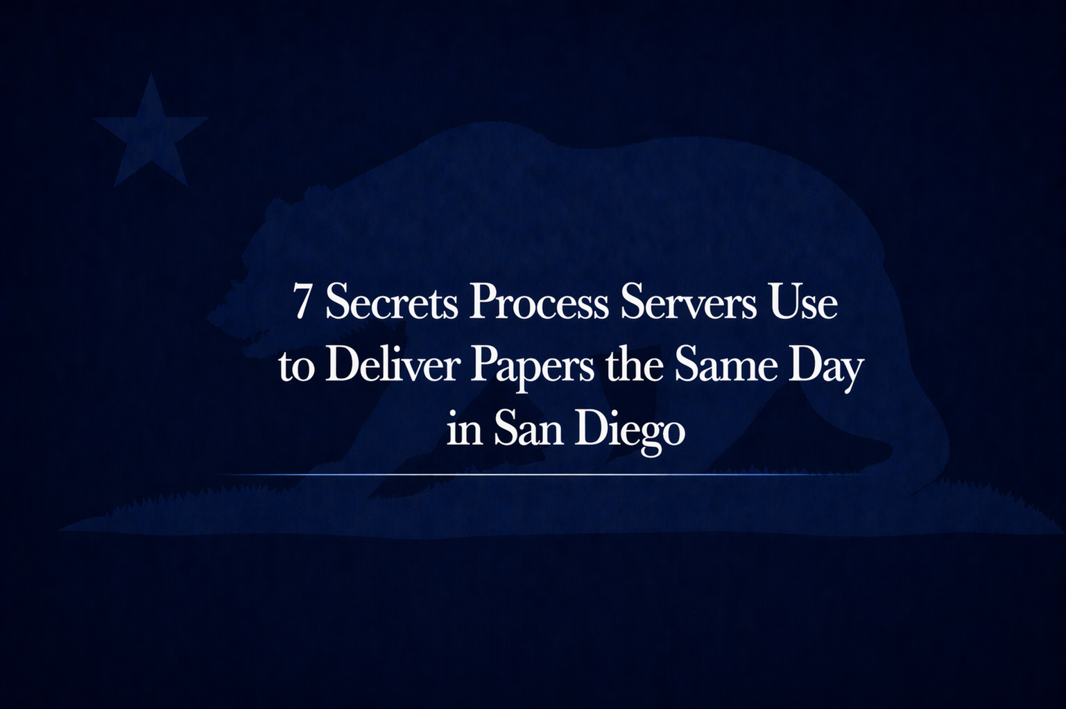 same day process serving strategies