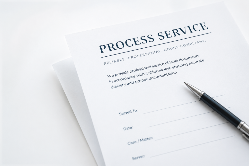 same day process server california